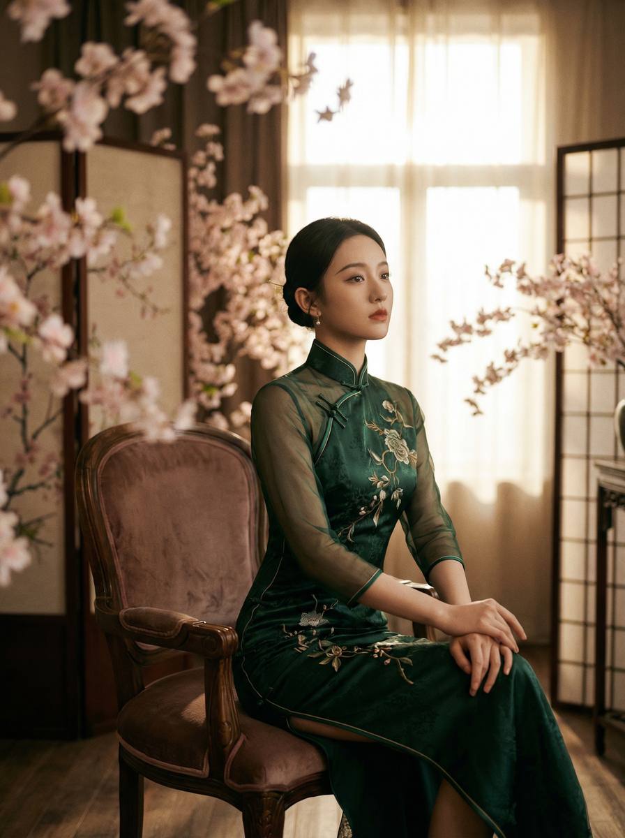 P站旗袍写真视频拍摄记录